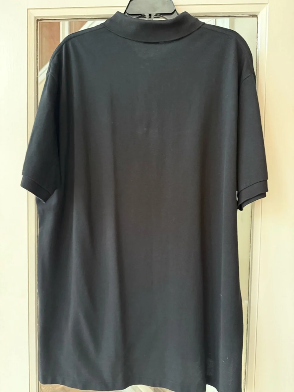 Ralph Lauren Black Classic Fit XXL Tall Polo with Purple Pony Embroidery EUC!